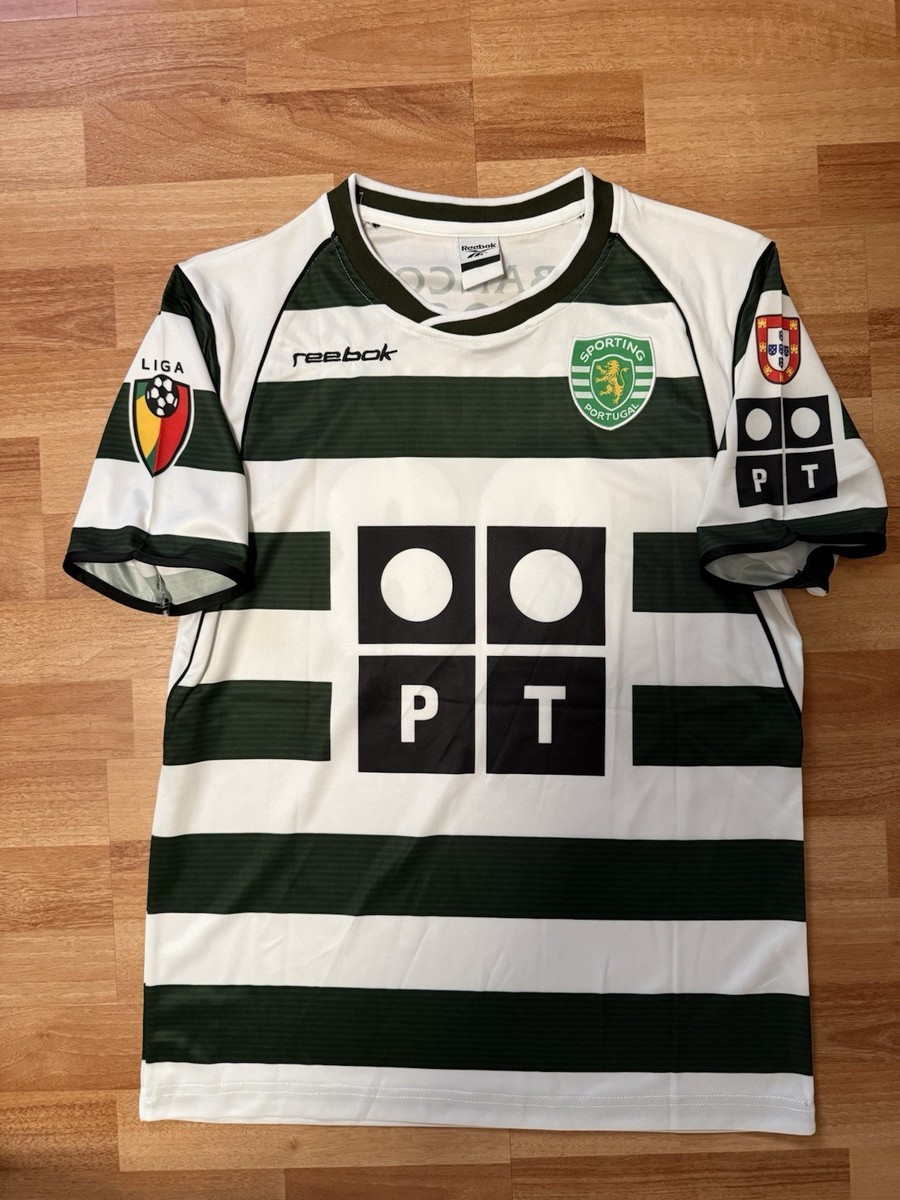BNWOT Cristiano Ronaldo #28 Sporting CP 2002-2003 Home Retro