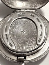 Victorian Silver Sovereign Case Birmingham 1894 Cornelius Saunders & Shepherd