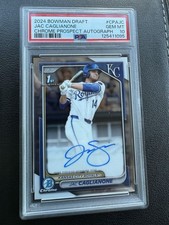 2024 Bowman Draft - Chrome Prospect Autographs Jac Caglianone #CPA-JC (AU, RC)