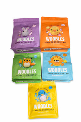 The Woobles Beginners Crochet Kit & Hook ~ All Materials Included ~ You Choose!