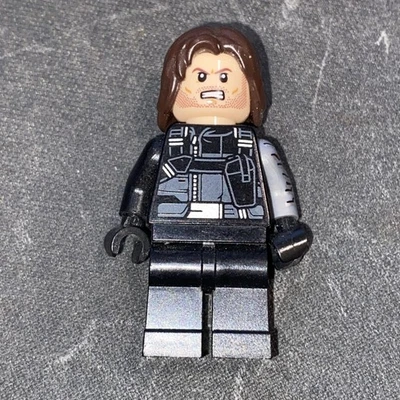 LEGO Winter Soldier Minifigure 76051 76047 MARVEL Avengers Bucky Barnes sh0257 - Image 1 of 3