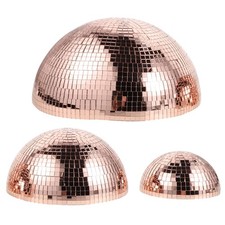  3pcs Half Disco Ball: Reflective Mirror Ball - 7.7"/5.9"/3.9" Adhesive Half