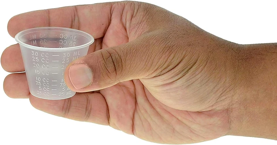 [1000 Count - 1 Oz.]  Disposable Graduated Plastic Medicine Cups - - Image 3 of 4