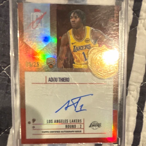 2025 Topps Signature Adou Thiero Base (RAW)