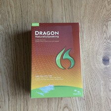 Dragon Naturally Speaking Home Edition Speech Recognition Version 12 open box