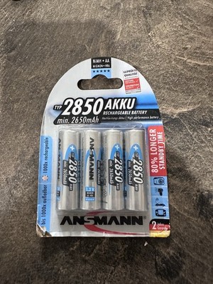Ansmann 2850 batteries 4 pack