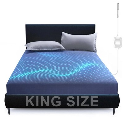 Grounding Fitted Sheet King Size, Earthing Sheets - Pure Silver Fiber & Organic