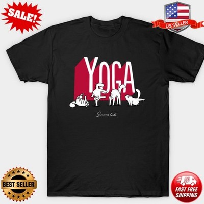 yoga Simon's Cat. T-Shirt Simons Cat T-Shirt S-5XL