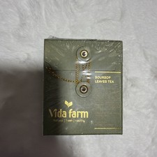 VIDA FARM 50 Premium Soursop Tea Bags, 100 Natural 50 Dark Yellow