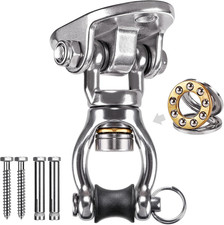 Heavy Duty Swing Hanger with Bearing Swivel 1200 LB Capacity Stainless Steel Swi