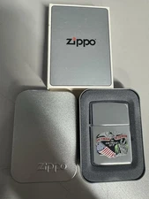 ZIPPO 1996 VIETNAM VETERAN AND PROUD OF IT CHROME LIGHTER SEALED IN BOX 96h