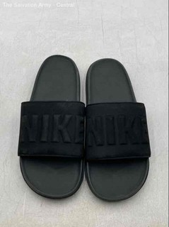 Nike Mens Offcourt Anthracite Black Open Toe Slip On Slide Sandals Size US 12