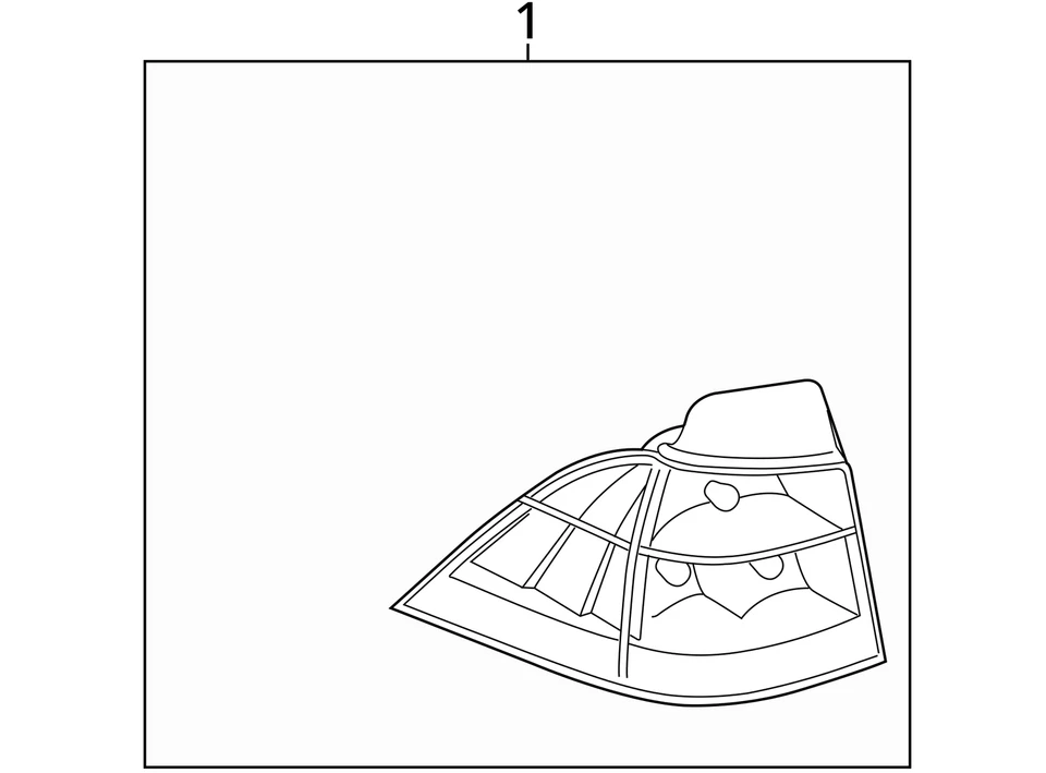 Luz trasera lateral derecha para pasajero BMW 535i 2008-2010 OEM ASJ8C Foto 4 de 4