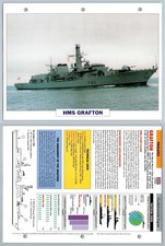 HMS Grafton - 1992 - Frigates - Atlas Warships Maxi Card