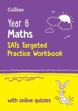 Image of Year 6 Maths KS2 SATs Targeted Practice Workbook – Collins NC-aligned 128 pages