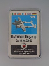 Quartettspiel Kartenspiel - Historische Flugzeuge - FX Schmid 529 22 (9038)