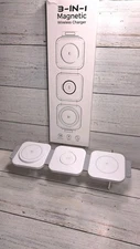 3 in 1 Charging Station for Apple Multiple Devices, Foldable Magnetic Fast...