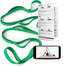 Stretching Strap Yoga Strap for Physical Therapy, 10 Loops Yoga Straps for Stret
