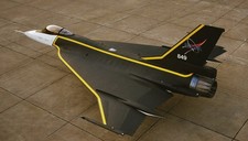 General Dynamics F16 F-16-XL Desktop Wood Airplane New Model Large Scale 1/48