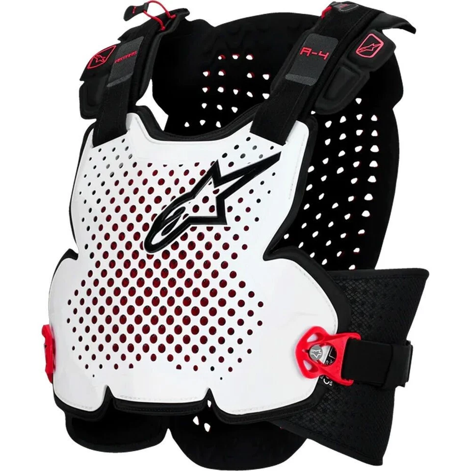 Alpinestars Chest Protector A4 Plasma Black Red White - image 1 of 1