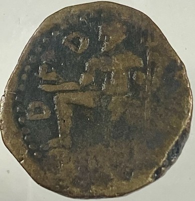 Ancient Roman Provincial 27BC-14AD Augustus Reign Goddess Fortuna Neptune Coin