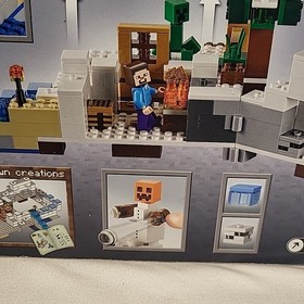 Lego Minecraft The Snow Hideout 21120 Brand New Sealed Front Box Wear Fast Ship