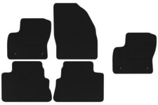 Veloursfußmatten für Ford Kuga II Bj. 2013 - 2016 Automatten SCHWARZ PREM 4+1