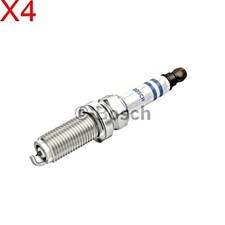 BOSCH Spark Plug 4x Fits JAGUAR F-Type LAND ROVER Discovery IV 09-18 0242135569