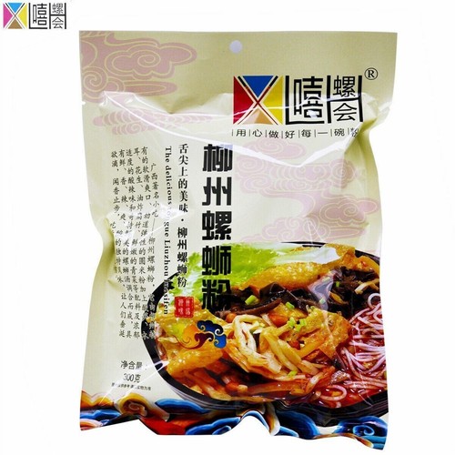 Instant Snails Rice Noodle Food Snack Luosifen中国小吃零食广西特产速食面螺丝粉 嘻螺会柳州正宗螺蛳粉300g*3袋 - Picture 1 of 5