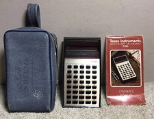 Texas Instruments TI-30 Electronic Calculator w/ Manual  Case Tested Vintage