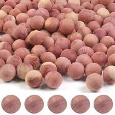 150 Pcs Aromatic Cedar Balls Closet Freshener for Clothes Storage Drawers