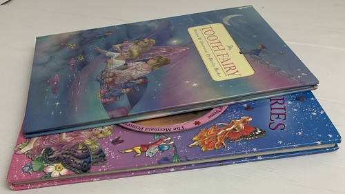 FairyLand Bedtime Princess Unicorn Princess X2 HC Shirley Barber 5 Stories In 2 - Picture 15 of 16