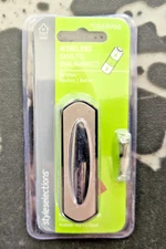 Style Selections Wireless Door Bell Nickel and Black Finish