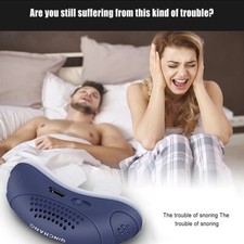 New Electric Anti Snore Stopper Device Sleeping Help Smooth Breathing Nasal Tool