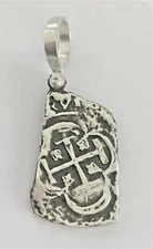 ATOCHA Coin Pendant 925 Sterling Silver Sunken Treasure Shipwreck Coin Jewelry