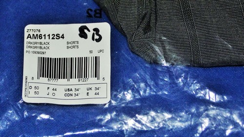 ASHWORTH PERFORMANCE SHORTS 34 DARK GRAY / BLACK DESIGNED NEW SAME DAY SHIPPING - Picture 4 of 7