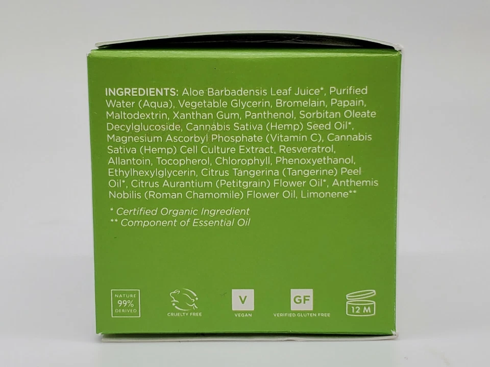 ANDALOU Naturals CannaCell 发光面膜去角质大麻干细胞素食 — 第 4/4 张图片