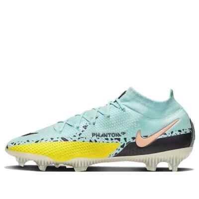 Nike Phantom GT2 DF Elite FG Blue-Yellow 'Lucent Pack' Size 8.5 UK