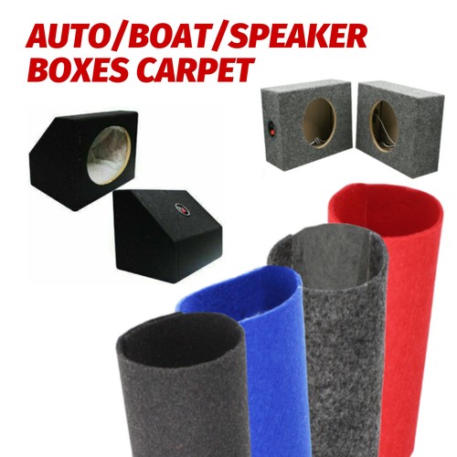 Car Trunk Liner Speaker Box Sub Woofer Wrap Carpet Under-felt Upholstery Replace - Picture 2 of 15