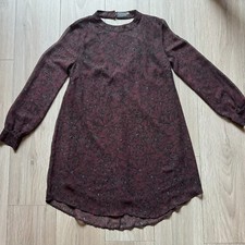 ASTR The Label Long sleeve sheer mini dress sz M