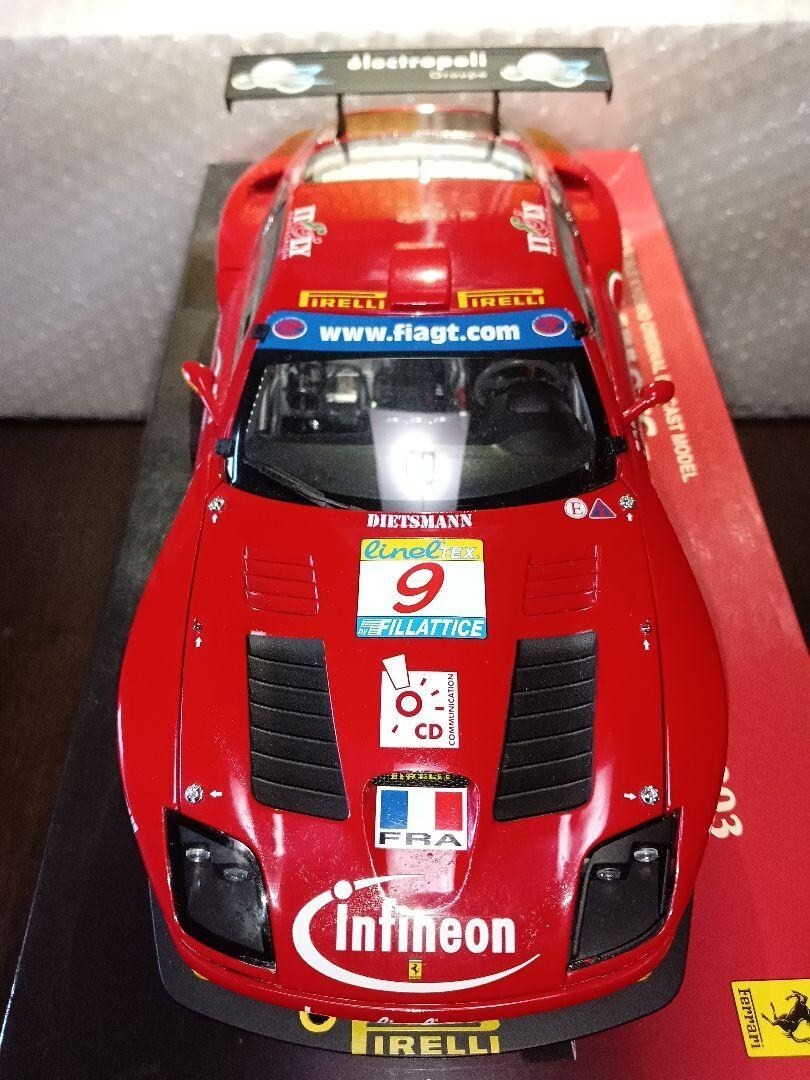 KYOSHO京商1/18Ferrari 575 Team JMB Estoril 1:18 Kyosho Ferrari 575 GTC Team J.M.B. Estoril 2003 08393B