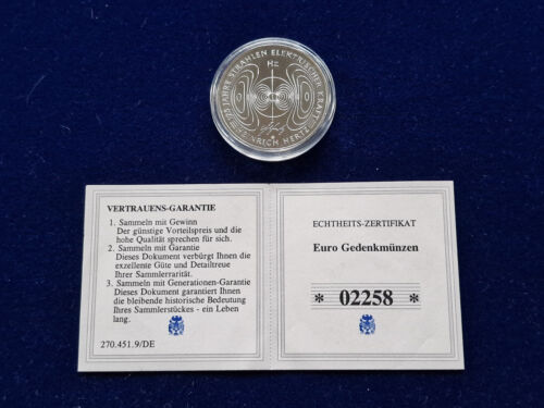 10 EURO GEDENKMÜNZE: 10 EUR 2013 Deutschland - HEINRICH HERTZ