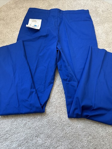 VINTAGE SANSABELT HOSE THE SANSABELT SYSTEM HERREN Gr. 40 ungesäumt blau - Bild 13 von 13