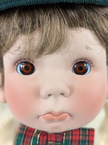 LEE MIDDLETON CHRISTMAS ANGEL 1993 Brother Doll In Original Box 14" Signed Boy - Picture 11 of 19