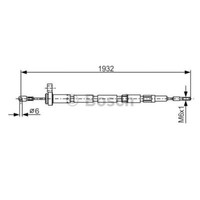 Bosch Handbremsseil Bremsseil Hinten Links Rechts Passend FüR Volvo 240 Kombi