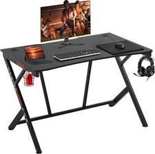 Gaming Desk 45" W x 29" D Home Office Computer Desk Racing Style Study DeskExtra