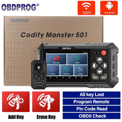 OBDPROG OBD2 Scanner Car IMMO Programming Tool Immobilizer for Car Locksmith