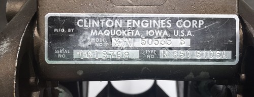 Lower Unit OEM Sea King Montgomery Ward Clinton 3.5 hp XTV 50535B K350 - Foto 12 di 12