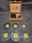 Vintage Thorens Automatic Disc Music Box - Switzerland - 6 discs - Tested - A+
