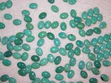 Turquoise cabochons 14x10MM oval 6 cabs per lot
